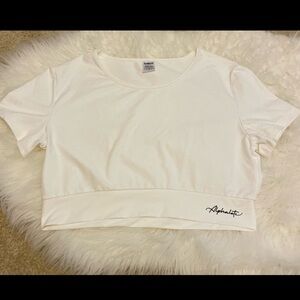 Alphalete Super Soft Crop Top Short Sleeve